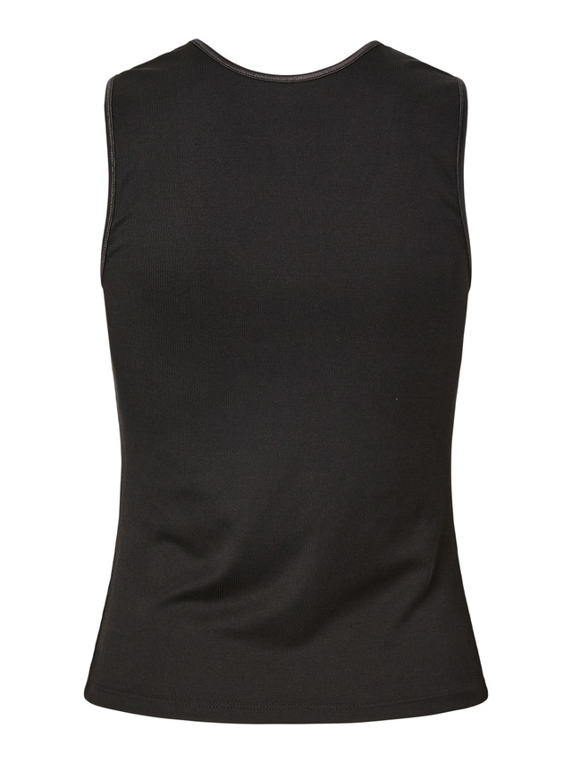 Y.A.S Tanktop »YASPALOMA TANK TOP NOOS« mit Satinpaspel