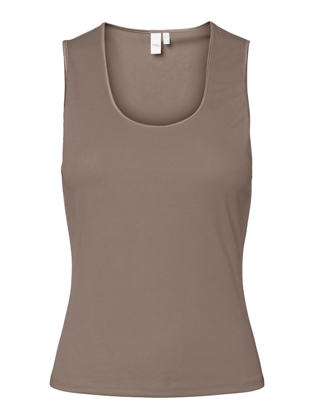Y.A.S Tanktop »YASPALOMA TANK TOP NOOS« mit Satinpaspel
