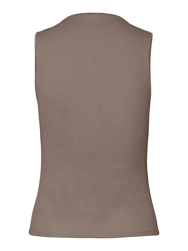 Y.A.S Tanktop »YASPALOMA TANK TOP NOOS« mit Satinpaspel