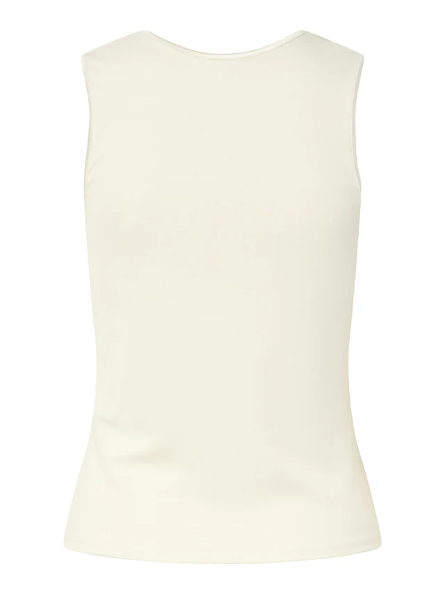 Y.A.S Tanktop »YASPALOMA TANK TOP NOOS« mit Satinpaspel