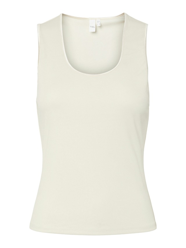 Y.A.S Tanktop »YASPALOMA TANK TOP NOOS« mit Satinpaspel