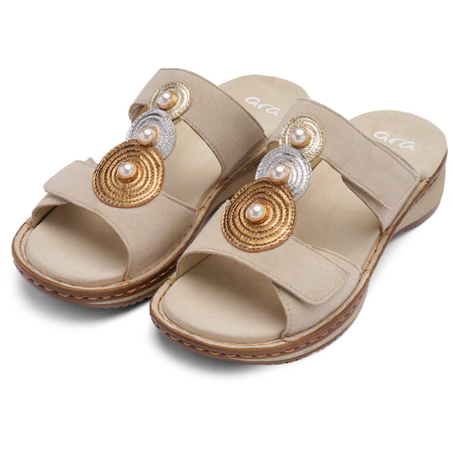 Ara Pantolette »HAWAII« Keilabsatz, Schlupfschuh, Bequemschuh in Weite G (= weit)