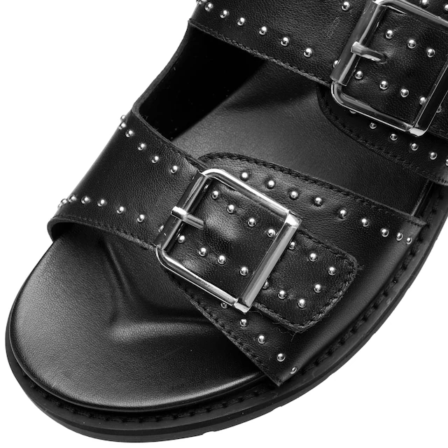 Ara Pantolette »ELBA« Blockabsatz, Schlupfschuh mit kleinen Nieten verziert, G-Weite (=weit)