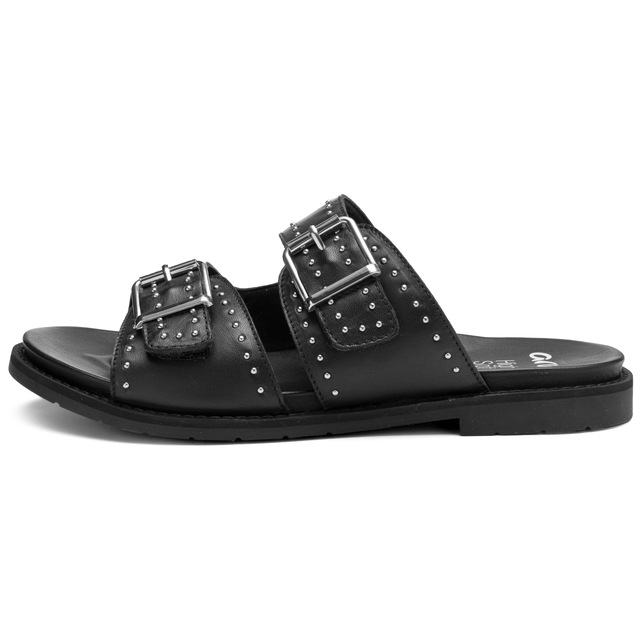 Ara Pantolette »ELBA« Blockabsatz, Schlupfschuh mit kleinen Nieten verziert, G-Weite (=weit)