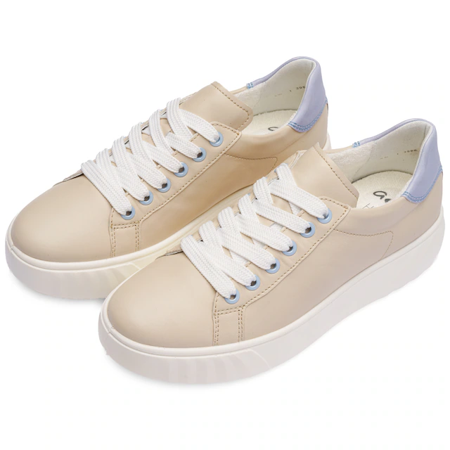 Ara Plateausneaker »MONACO« Freizeitschuh, Halbschuh, Schnürer mit Kontrastbesatz, H-Weite