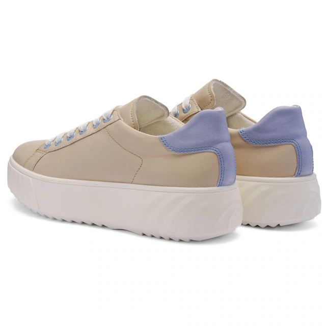 Ara Plateausneaker »MONACO« Freizeitschuh, Halbschuh, Schnürer mit Kontrastbesatz, H-Weite