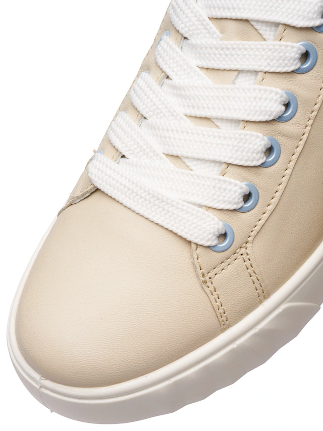 Ara Plateausneaker »MONACO« Freizeitschuh, Halbschuh, Schnürer mit Kontrastbesatz, H-Weite