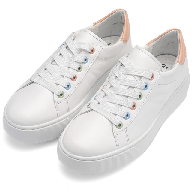 Ara Plateausneaker »MONACO« Freizeitschuh, Halbschuh, Schnürer mit Kontrastbesatz, H-Weite