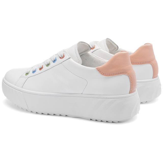 Ara Plateausneaker »MONACO« Freizeitschuh, Halbschuh, Schnürer mit Kontrastbesatz, H-Weite