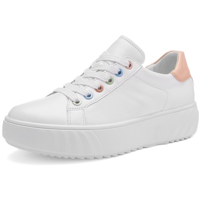 Ara Plateausneaker »MONACO« Freizeitschuh, Halbschuh, Schnürer mit Kontrastbesatz, H-Weite