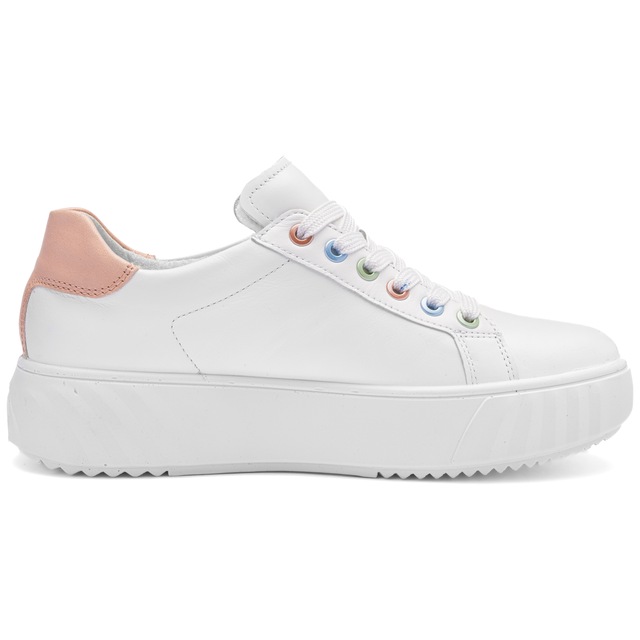 Ara Plateausneaker »MONACO« Freizeitschuh, Halbschuh, Schnürer mit Kontrastbesatz, H-Weite