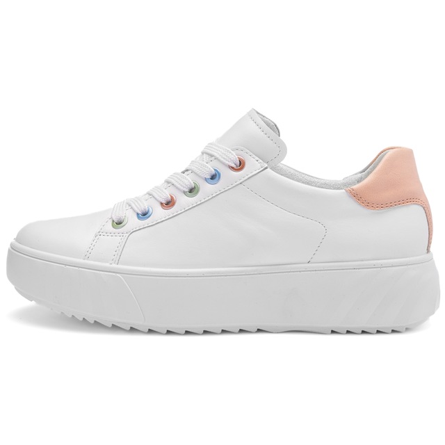 Ara Plateausneaker »MONACO« Freizeitschuh, Halbschuh, Schnürer mit Kontrastbesatz, H-Weite