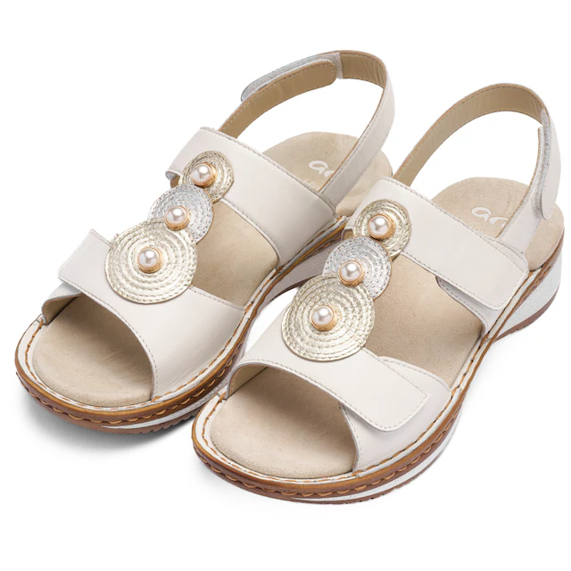 Ara Riemchensandale »HAWAII« Keilabsatz, Sommerschuh, Bequemschuh in Weite G (= weit)