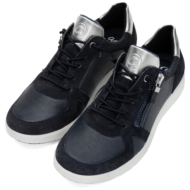 Ara Slip-On Sneaker »ROMA« Freizeitschuh, Halbschuh, Schnürschuh mit Logoprägung