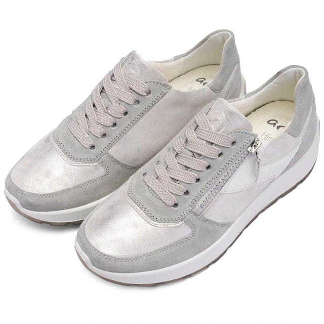 Ara Plateausneaker »NEW YORK« Plateau, Freizeitschuh, Halbschuh, Schnürer, Kontrastbesätze, H-Weite