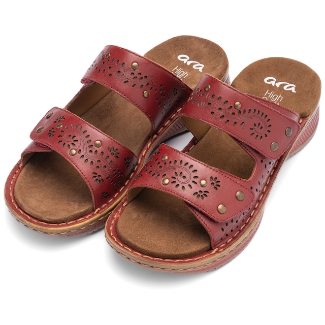 Ara Pantolette »HAWAII« Keilabsatz, Schlupfschuh, Sommerschuh, in G-Weite (= weit)
