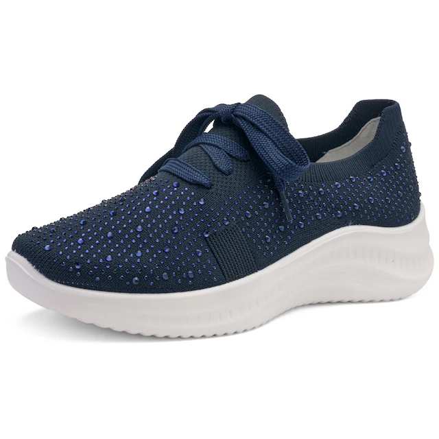 Ara Slip-On Sneaker »SEATTLE« Keilabsatz, Slipper, Freizeitschuh mit Strasssteinen, H-Weite