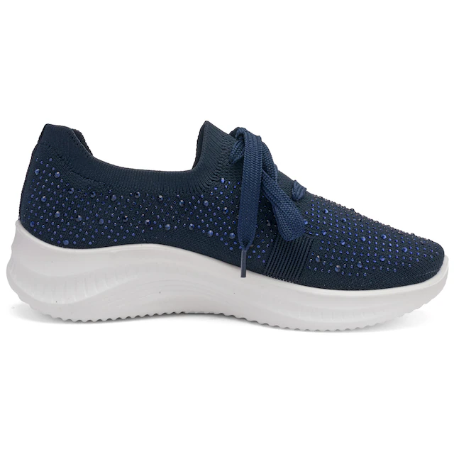 Ara Slip-On Sneaker »SEATTLE« Keilabsatz, Slipper, Freizeitschuh mit Strasssteinen, H-Weite