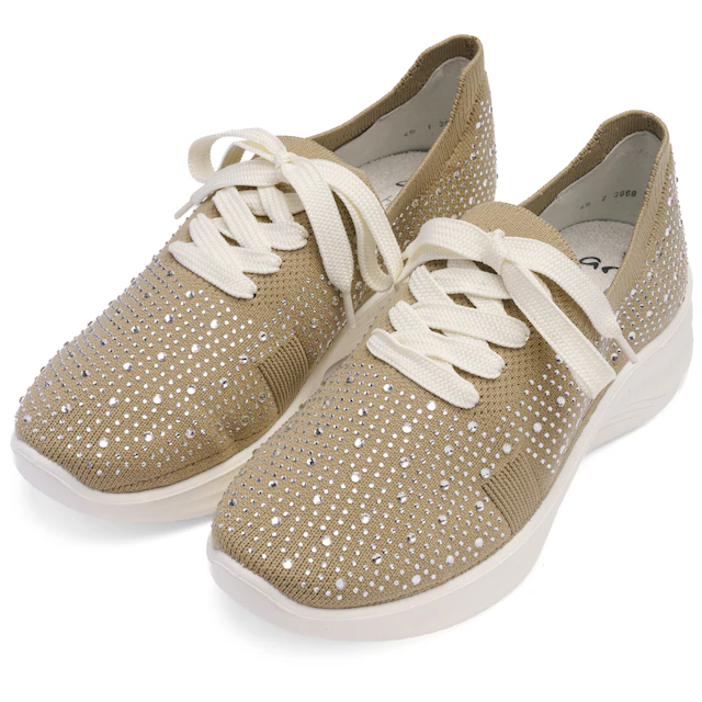 Ara Slip-On Sneaker »SEATTLE« Keilabsatz, Slipper, Freizeitschuh mit Strasssteinen, H-Weite