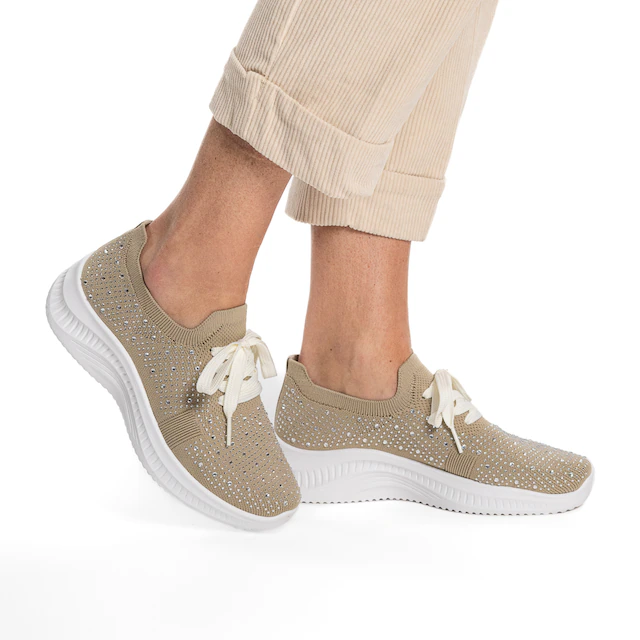 Ara Slip-On Sneaker »SEATTLE« Keilabsatz, Slipper, Freizeitschuh mit Strasssteinen, H-Weite