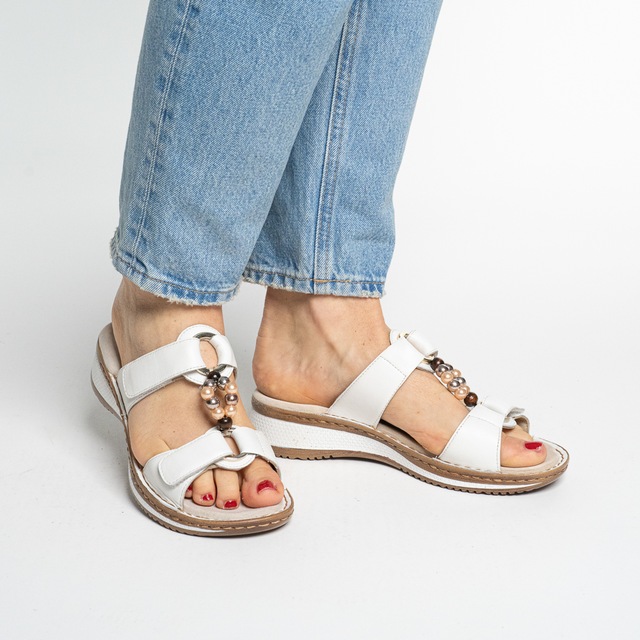 Ara Pantolette »HAWAII« Schlupfschuh, Komfortschuh mit Klettverschlüsse, G-Weite