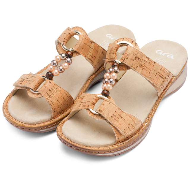 Ara Pantolette »HAWAII« Schlupfschuh, Komfortschuh mit Klettverschlüsse, G-Weite