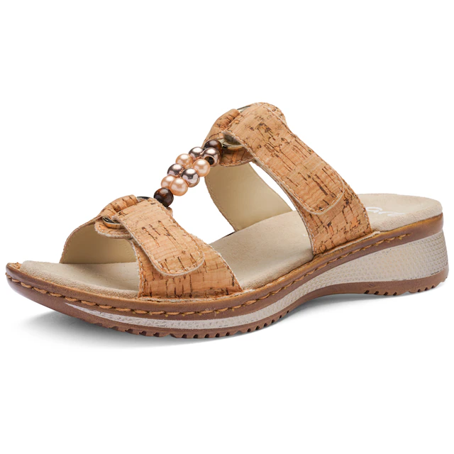 Ara Pantolette »HAWAII« Schlupfschuh, Komfortschuh mit Klettverschlüsse, G-Weite
