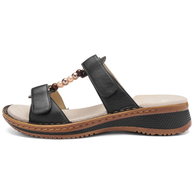 Ara Pantolette »HAWAII« Schlupfschuh, Komfortschuh mit Klettverschlüsse, G-Weite