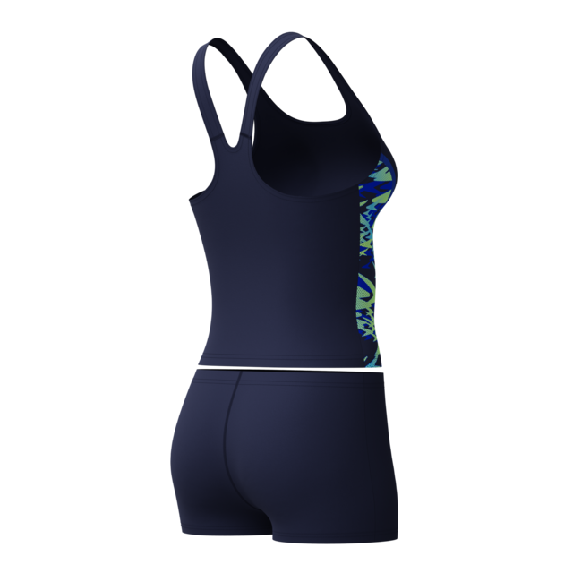 Speedo Tankini »HYPERBOOM SPLICE TANKINI SET BLK/GRN« mit Vier-Wege-Stretch, chlorbeständig