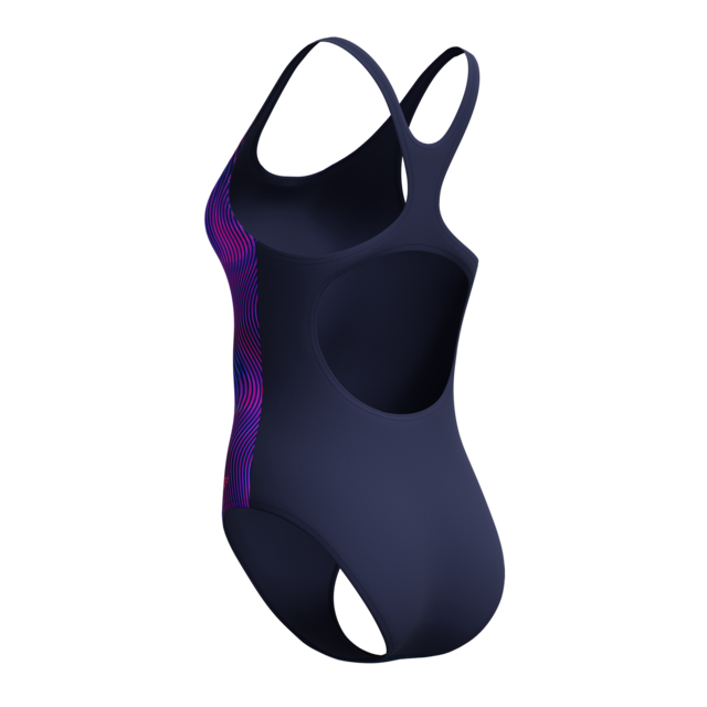 Speedo Badeanzug »ENG PRINT MEDALIST« für Training und aktives Schwimmen, mit Vier-Wege-Stretch