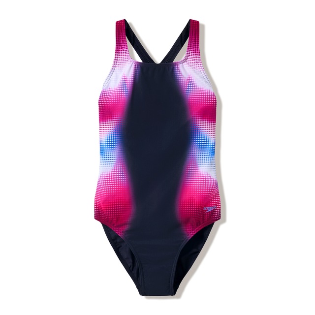 Speedo Badeanzug »ENG PRINT MEDALIST« für Training und aktives Schwimmen, mit Vier-Wege-Stretch