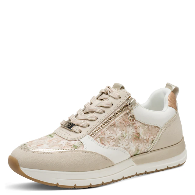 Tamaris Plateausneaker , Freizeitschuh, Schnürschuh, Halbschuh mit Reißverschluss außen