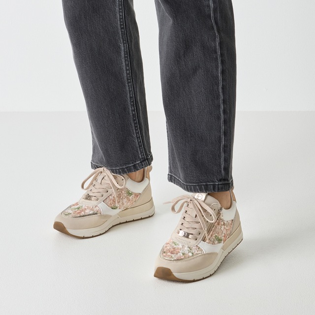 Tamaris Plateausneaker , Freizeitschuh, Schnürschuh, Halbschuh mit Reißverschluss außen