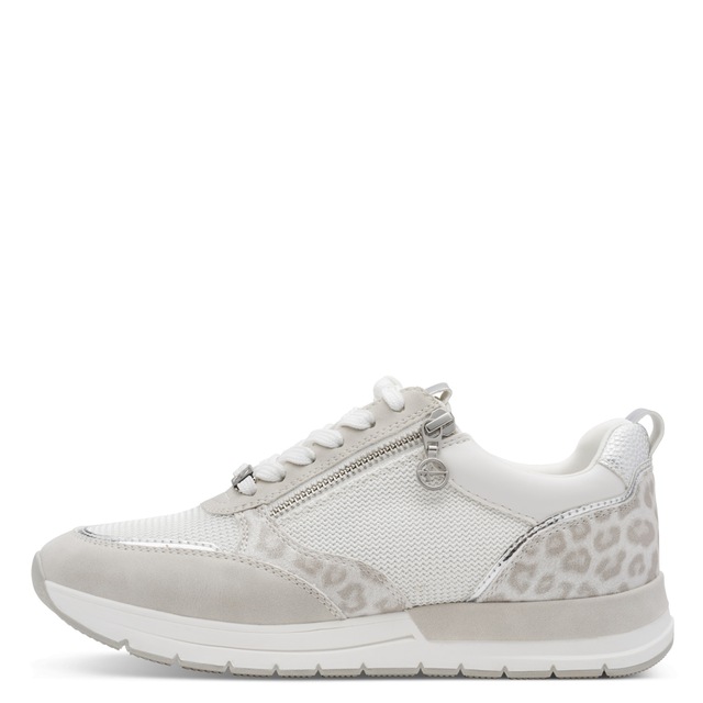 Tamaris Plateausneaker , Freizeitschuh, Schnürschuh, Halbschuh mit Reißverschluss außen