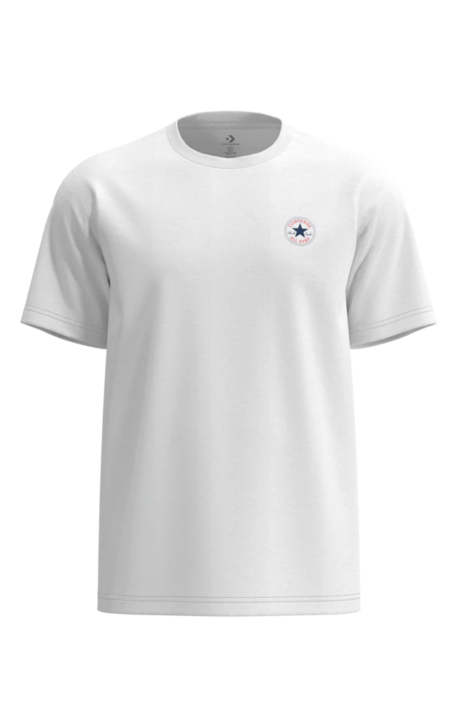 Converse T-Shirt »CORE CHUCK PATCH TEE« Kurzarmdesign, mit Rundhalsausschnitt, ohne Verschluss, aus Baumwolle