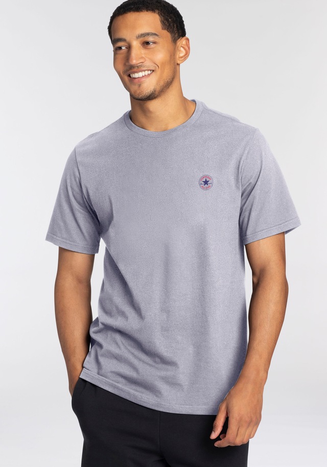 Converse T-Shirt »CORE CHUCK PATCH TEE« Kurzarmdesign, mit Rundhalsausschnitt, ohne Verschluss, aus Baumwolle