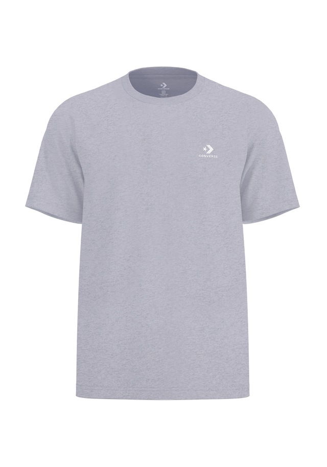 Converse T-Shirt »STAR CHEV EMB TEE« Kurzarm, mit Rundhalsausschnitt, ohne Verschluss, aus Baumwolle