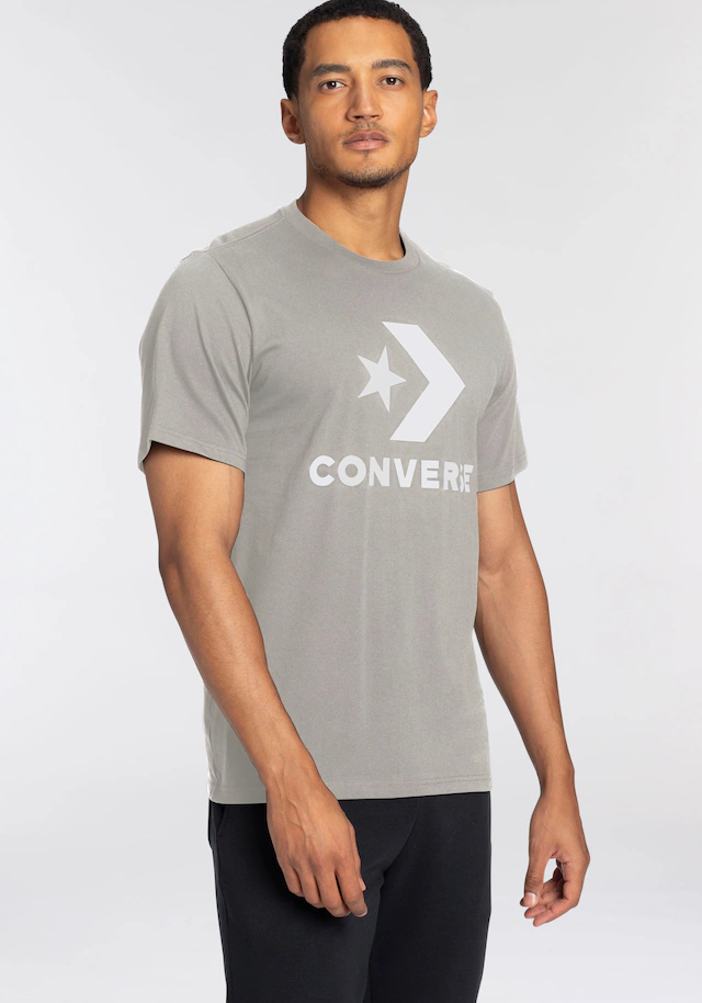 Converse T-Shirt »STANDARD FIT CENTER FRONT LARGE LOGO STAR CHEV SS TEE« Kurzarm, mit Rundhalsausschnitt, aus Baumwolle