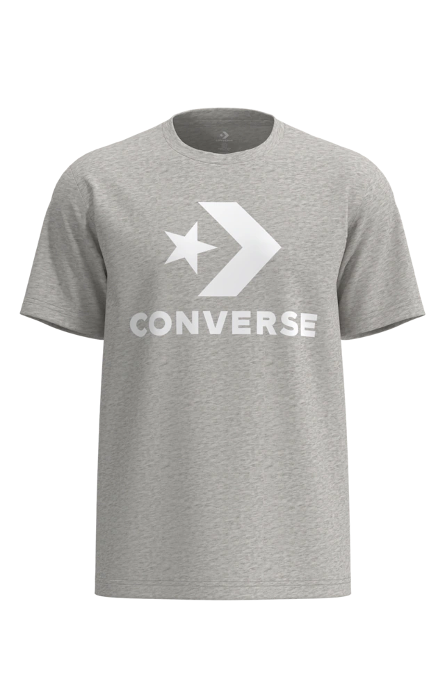 Converse T-Shirt »STANDARD FIT CENTER FRONT LARGE LOGO STAR CHEV SS TEE« Kurzarm, mit Rundhalsausschnitt, aus Baumwolle