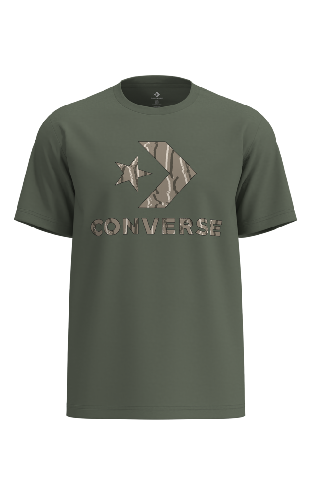Converse T-Shirt »STANDARD FIT CENTER FRONT LARGE LOGO STAR CHEV SS TEE« Kurzarm, mit Rundhalsausschnitt, aus Baumwolle