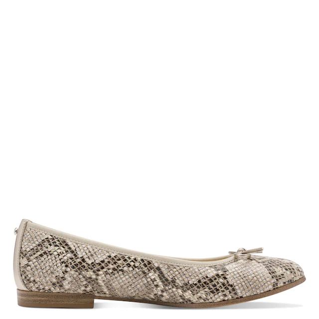 Tamaris Ballerina , Schlupfschuh, Frühlingsschuh, Businessschuh im Animal Look