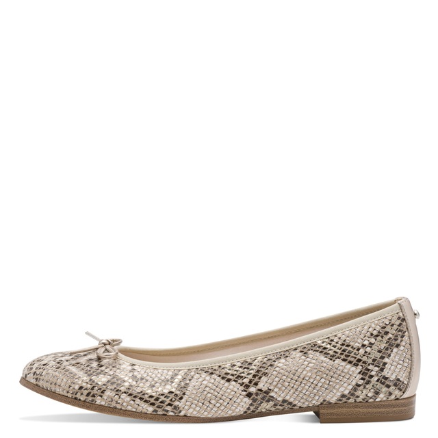 Tamaris Ballerina , Schlupfschuh, Frühlingsschuh, Businessschuh im Animal Look