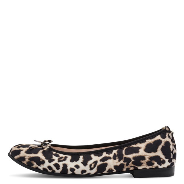 Tamaris Ballerina , Schlupfschuh, Frühlingsschuh, Businessschuh im Animal Look