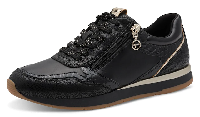 Tamaris Plateausneaker , Schnürschuh, Freizeitschuh, Halbschuh in veganer Verarbeitung