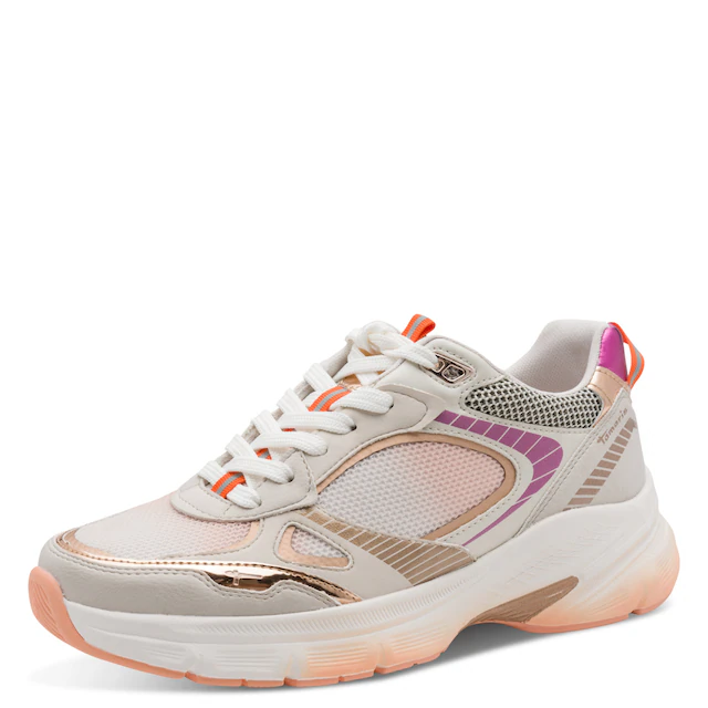 Tamaris Plateausneaker , Freizeitschuh, Halbschuh, Schnürschuh in farbenfrohen Design
