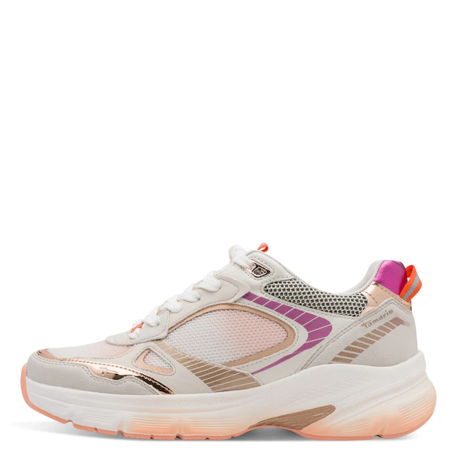 Tamaris Plateausneaker , Freizeitschuh, Halbschuh, Schnürschuh in farbenfrohen Design