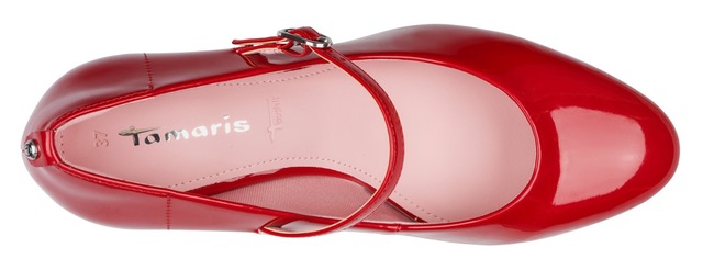 Tamaris Spangenpumps , Blockabsatz, Abendschuh, Festtagsschuh mit verstellbarem Riemchen