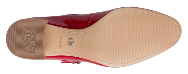 Tamaris Spangenpumps , Blockabsatz, Abendschuh, Festtagsschuh mit verstellbarem Riemchen