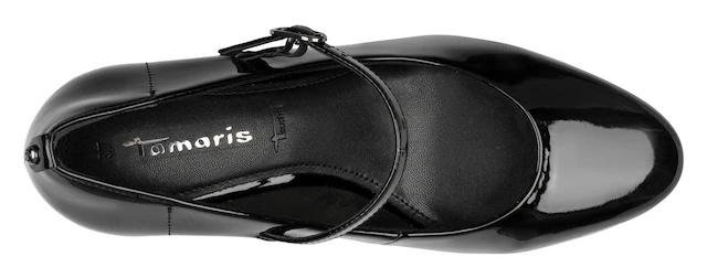 Tamaris Spangenpumps , Blockabsatz, Abendschuh, Festtagsschuh mit verstellbarem Riemchen
