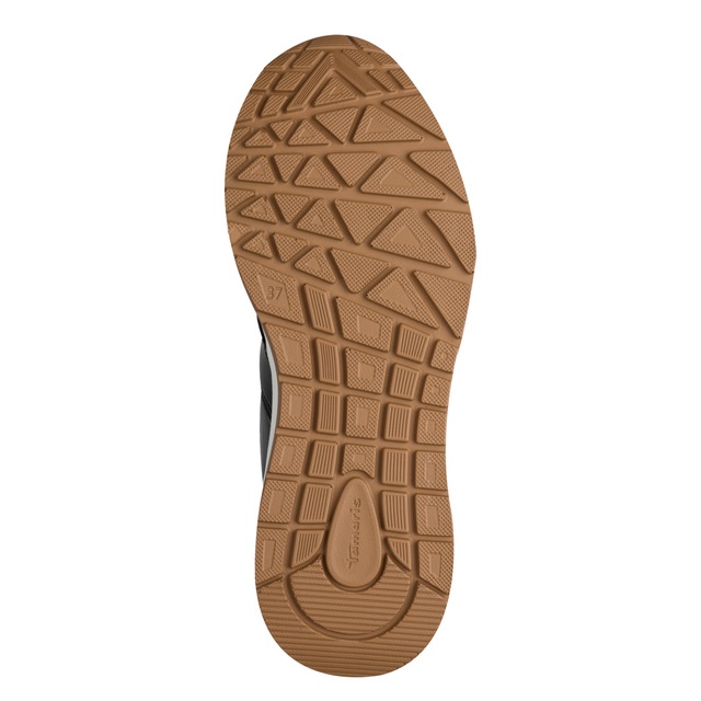 Tamaris Plateausneaker , Freizeitschuh, Halbschuh, Schnürschuh mit Kontrast-Paspellierung